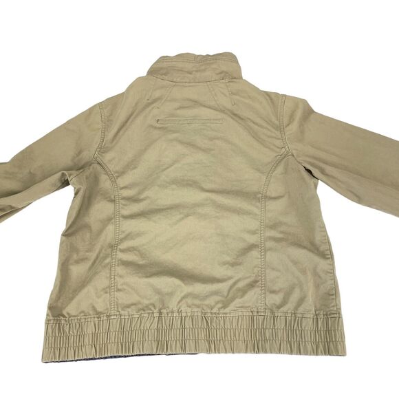 Columbia Jacket Womens Large Tan Lined Long Sleeve Mock Neck Full Zip Front - Picture 15 of 16